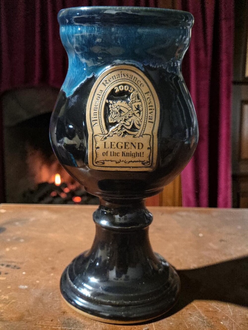 Minnesota Renaissance Festival Pottery Mug/Goblet/Chalice 2003